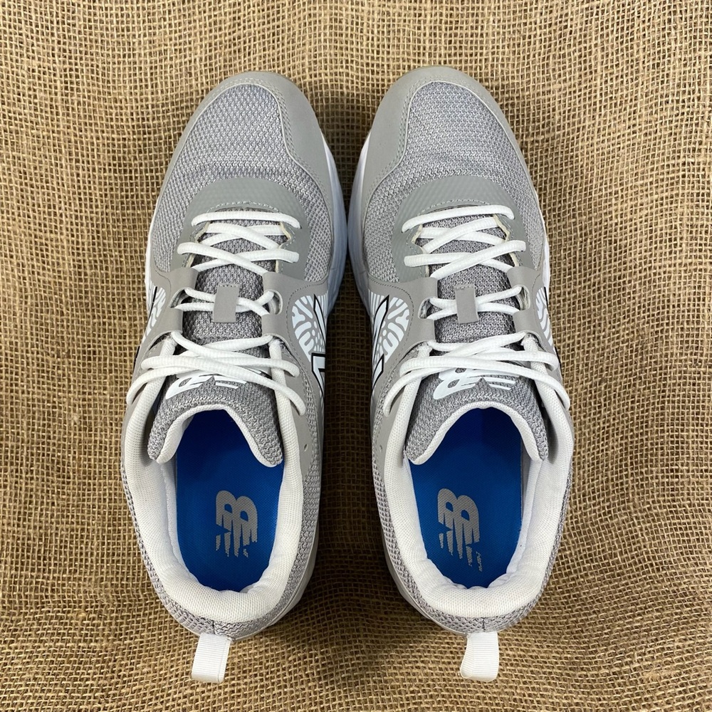 🛑SOLD🛑  new balance turf trainer baseball shoes running gray white size 13 D - Picture 7 of 10